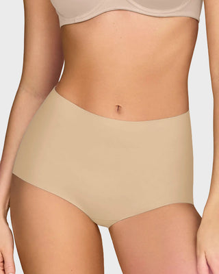 Bóxer efecto invisible tiro alto#color_801-cafe-medio