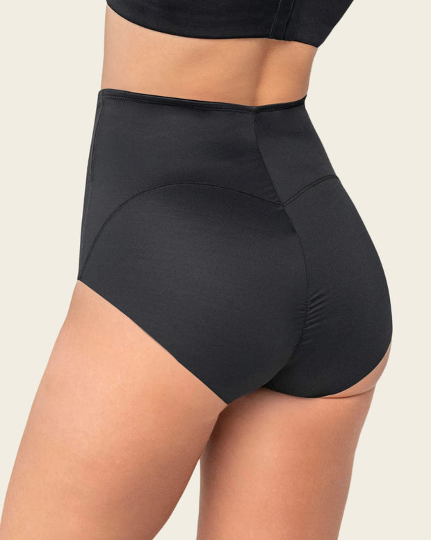 Panty clásico de compresión fuerte, tiro extra alto