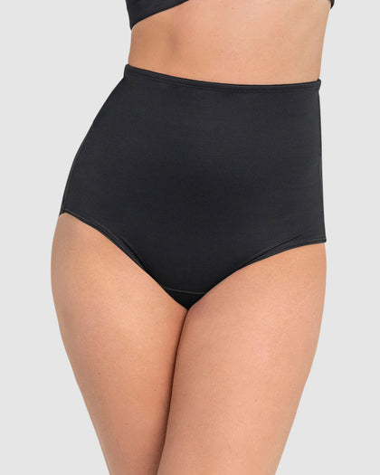 Panty clásico de compresión fuerte, tiro extra alto#color_700-negro