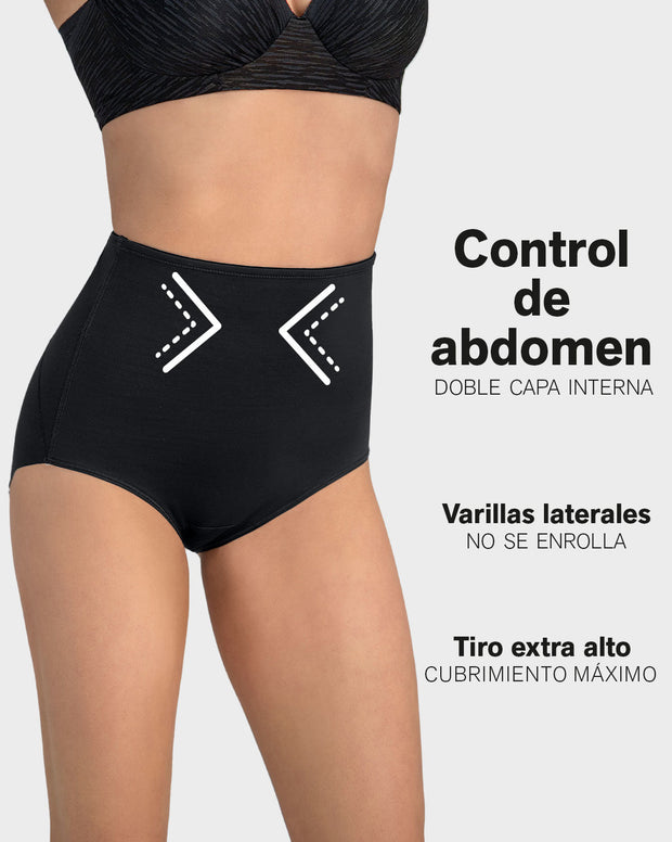 Panty clásico de control, tiro extra alto