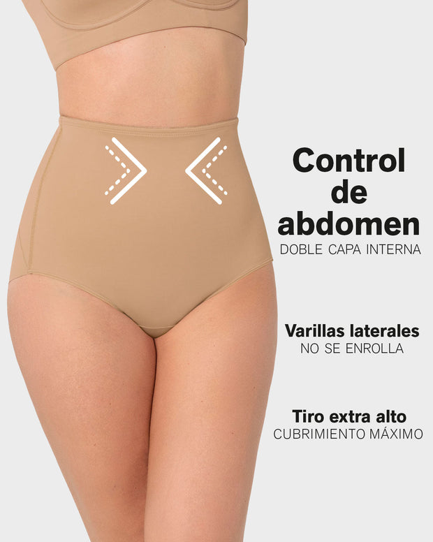 Panty clásico de control, tiro extra alto