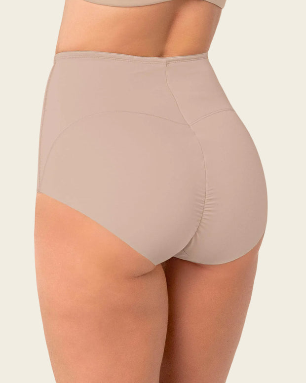 Panty clásico de compresión fuerte, tiro extra alto