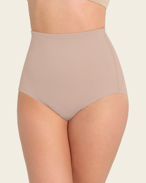Panty clásico de compresión fuerte, tiro extra alto