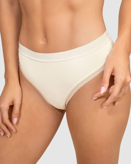 Panty brasilera Liso + SmartLace®#color_253-perla