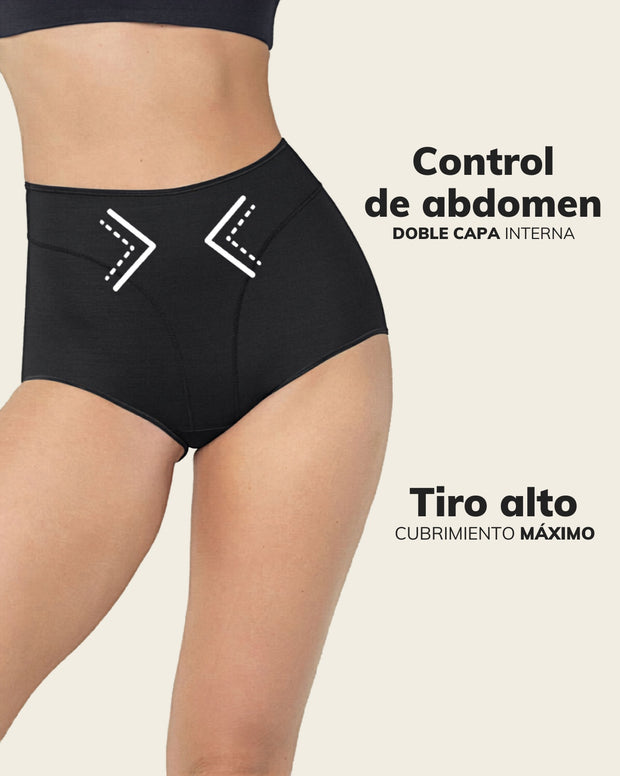 Panty clásico de compresión y tiro alto