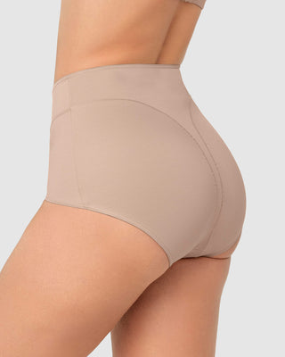 Panty clásico de compresión y tiro alto#color_802-cafe-claro