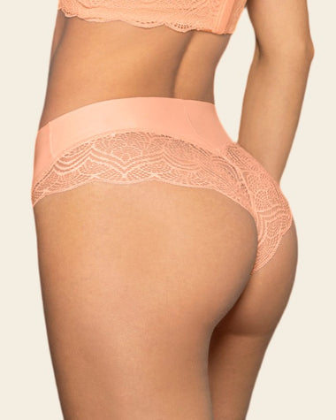 Cachetero tiro alto, liso y SmartLace®#color_170-mandarina