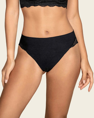 Cachetero tiro alto, liso y SmartLace®#color_700-negro