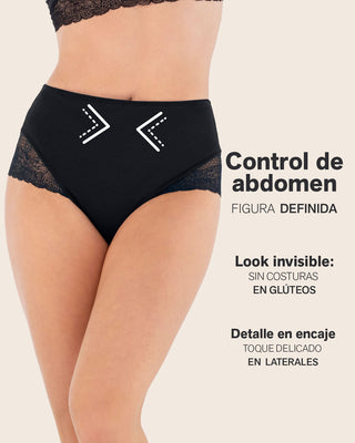 Panty hípster de compresión de abdomen#color_700-negro