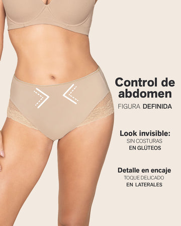 Panty hípster de compresión de abdomen#color_802-cafe-claro