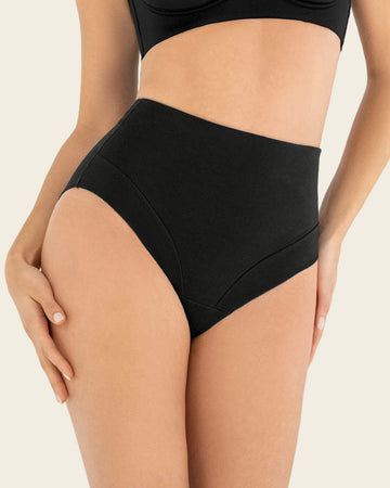 Panty hípster en algodón, compresión moderada#color_700-negro
