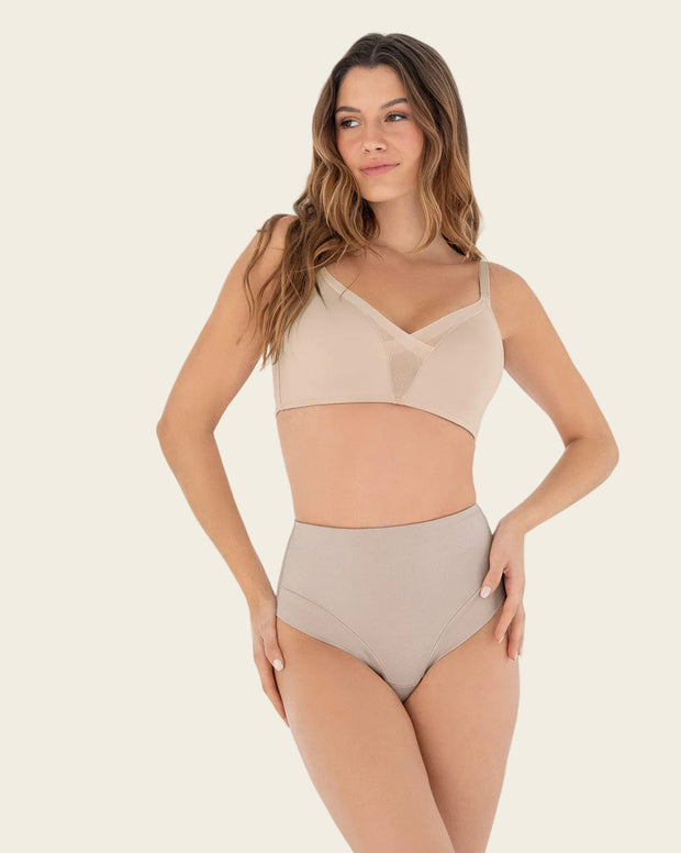 Panty hípster en algodón, compresión moderada