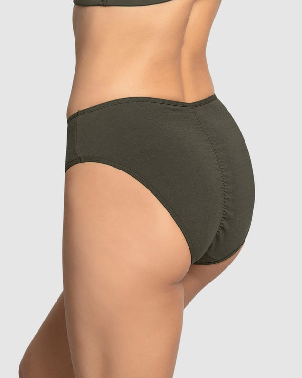 Paquete x3 panties tipo bikini con buen cubrimiento