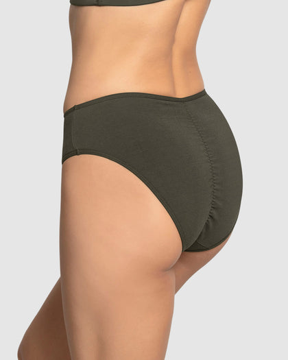 Paquete x3 panties tipo bikini con buen cubrimiento#color_s30-verde-vino-rosa