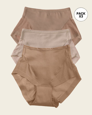 Paquete x 3 panties clásicos invisibles con SmartLace®#color_s03-surtido