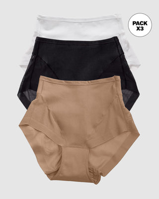 Paquete x 3 panties clásicos invisibles con SmartLace®#color_s04-surtido