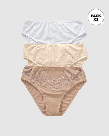 3 Bikinis elegantes clásicos y confortables#color_s06-blanco-cafe-claro-marfil