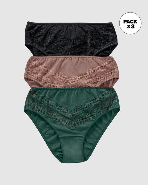 3 Bikinis elegantes clásicos y confortables#color_s27-verde-negro-salmon