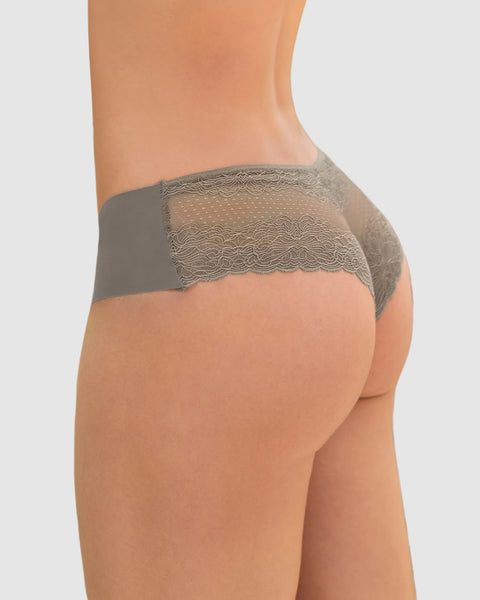 Paquetes x 2 panties cacheteros con encaje#color_s45-mora-verde-grisaceo