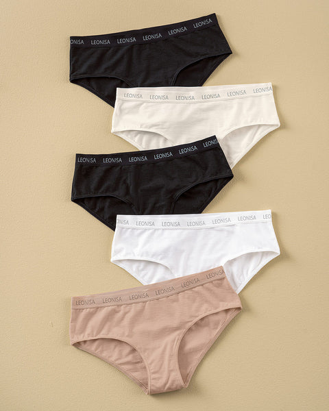 Paquete x 5 panties estilo hipster#color_s02-perla-negro-cafe-claro