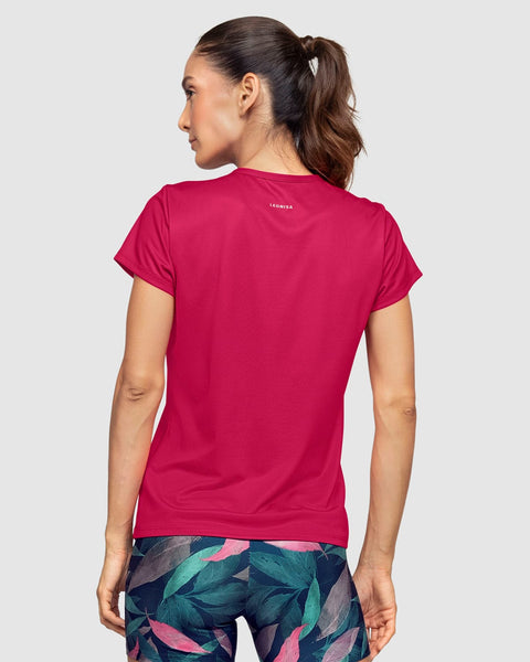 Camiseta deportiva de secado rápido y silueta semiajustada#color_311-rosado