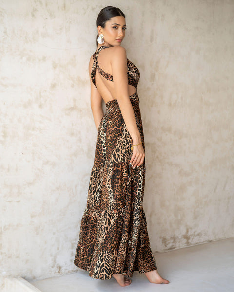 Traje de baño entero BIO-PET con accesorio central ecoamigable#color_897-estampado-animal-print