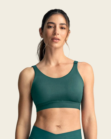 Brasier deportivo graduable en espalda#color_678-verde