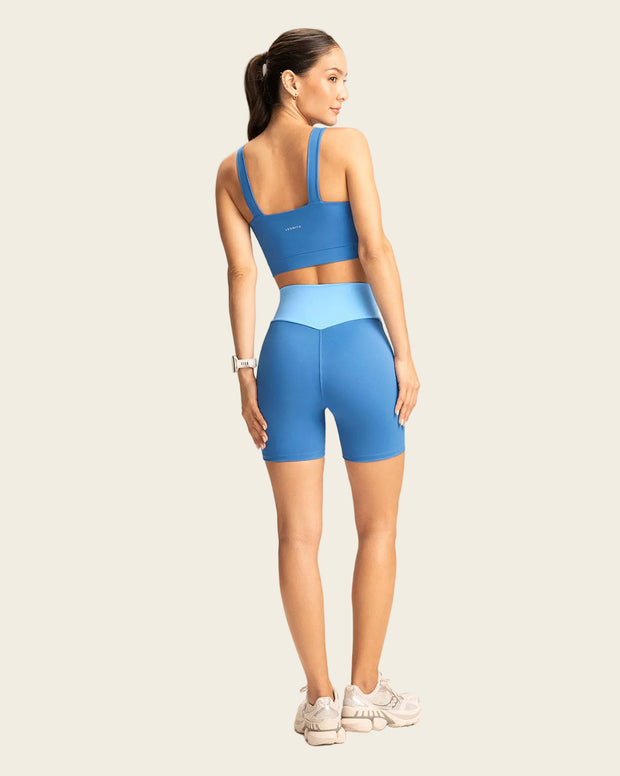 Top deportivo doble faz, cargaderas anchas