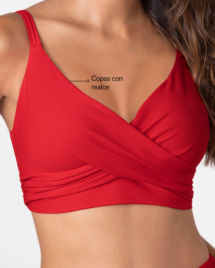 Bikini con panty tiro alto y top de buen cubrimiento#color_377-rojo-medio