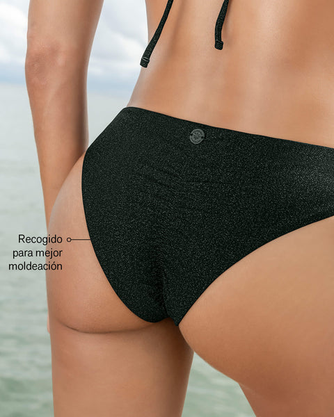 Bikini en tela con brillo#color_700-negro