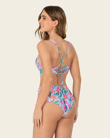 Bikini elaborado con botellas PET recicladas#color_485-estampado-flores