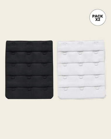 Paquete x2 broches extensores triples#color_999-blanco-negro