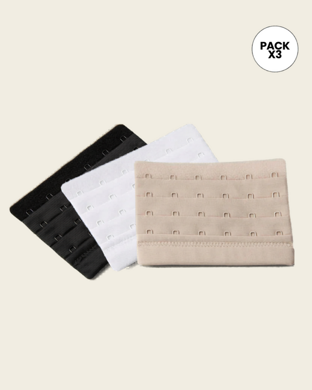 Extensor x 3 abrochaduras para brasier