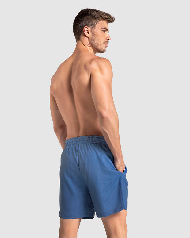 Pantaloneta de baño masculina con práctico bolsillo al lado derecho