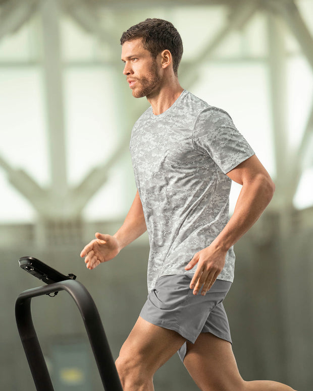 Camiseta deportiva masculina con tecnología de secado rápido