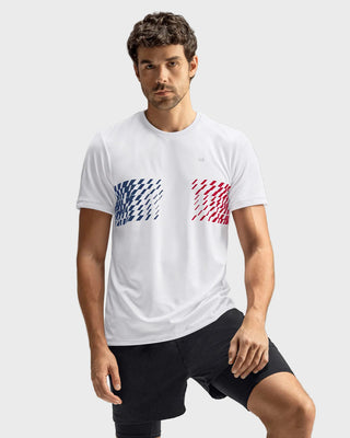 Camiseta deportiva masculina con tecnología de secado rápido#color_a58-blanco-francia