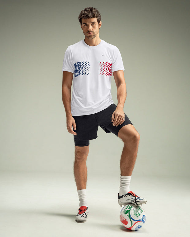 Camiseta deportiva masculina con tecnología de secado rápido