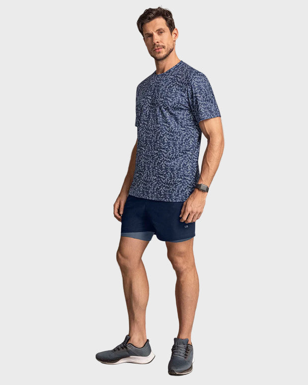 Camiseta deportiva masculina con tecnología de secado rápido