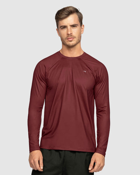 Camiseta manga sisa deportiva y de secado rápido para hombre