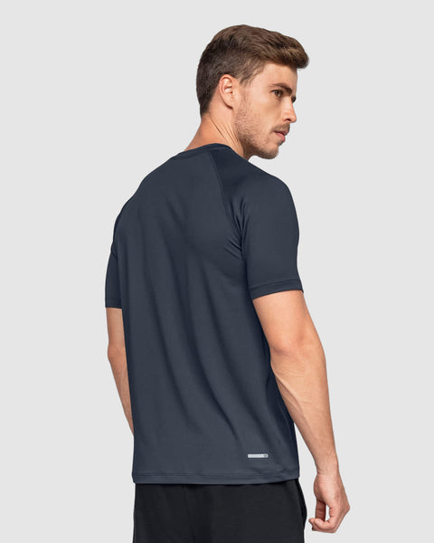 Camiseta deportiva con tela texturizada y transpirable#color_779-gris-oscuro