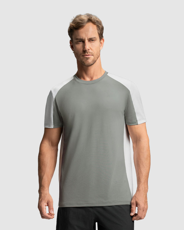 Camiseta deportiva masculina manga corta