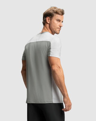 Camiseta deportiva masculina manga corta#color_709-gris-claro
