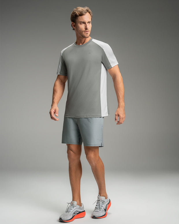 Camiseta deportiva masculina manga corta