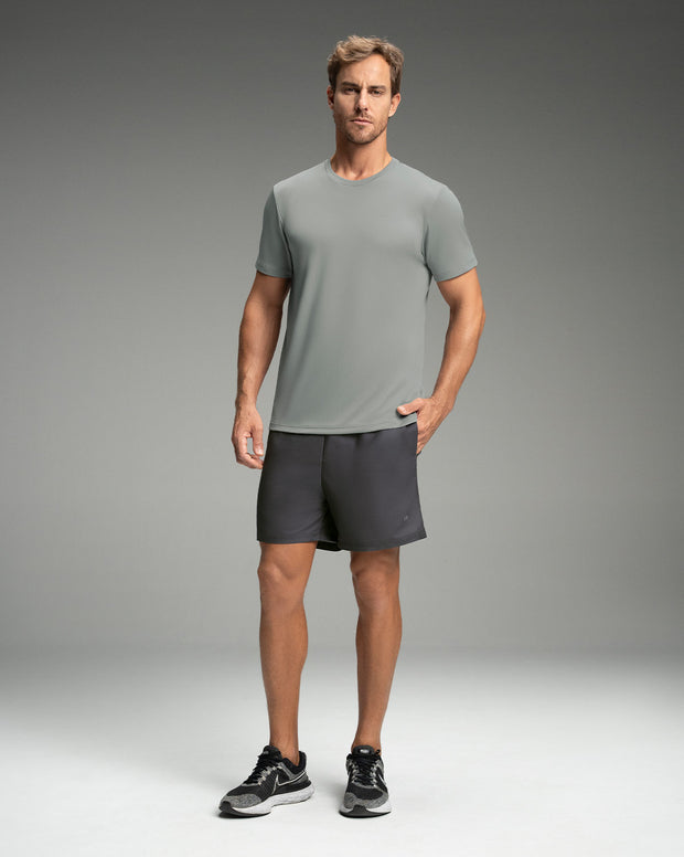 Pantaloneta deportiva con bolsillos funcionales