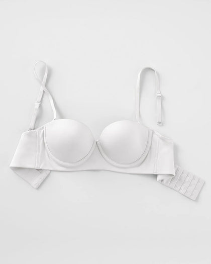 Brasier strapless de realce suave#color_000-blanco
