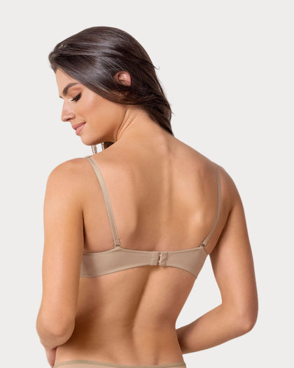 Brasier strapless con varilla de realce suave#color_802-cafe-claro