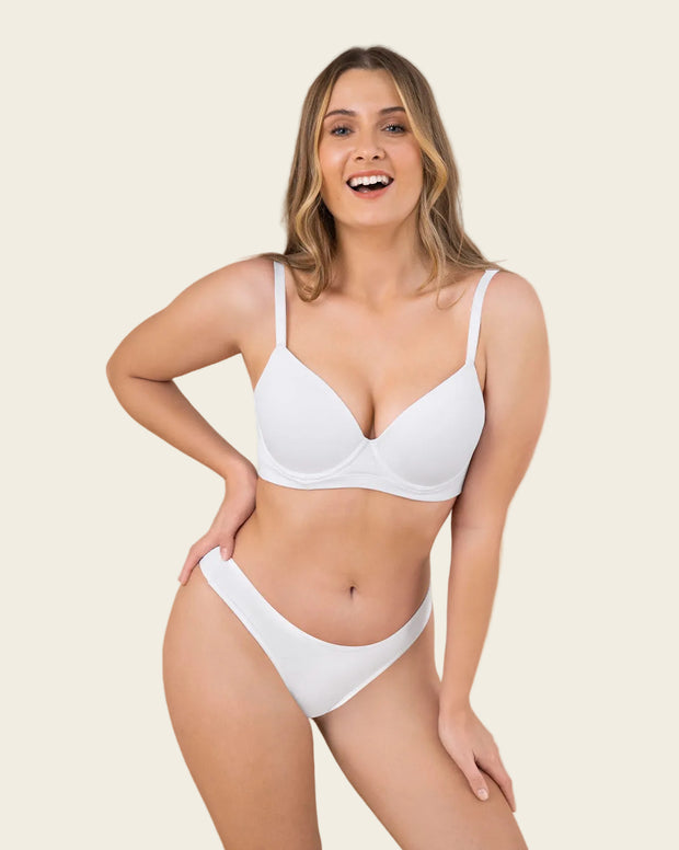 Brasier de realce suave y buen cubrimiento en espalda