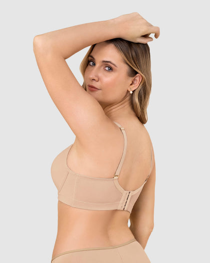 Brasier de realce suave y buen cubrimiento en espalda#color_802-cafe-claro