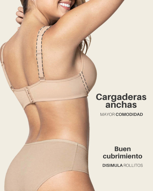 Brasier de buen cubrimiento, cargaderas acolchadas