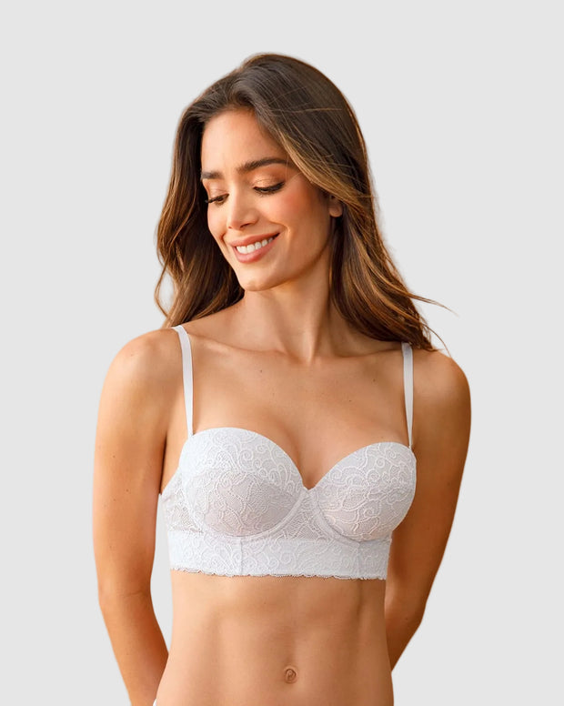 Brasier en encaje con realce incorporado